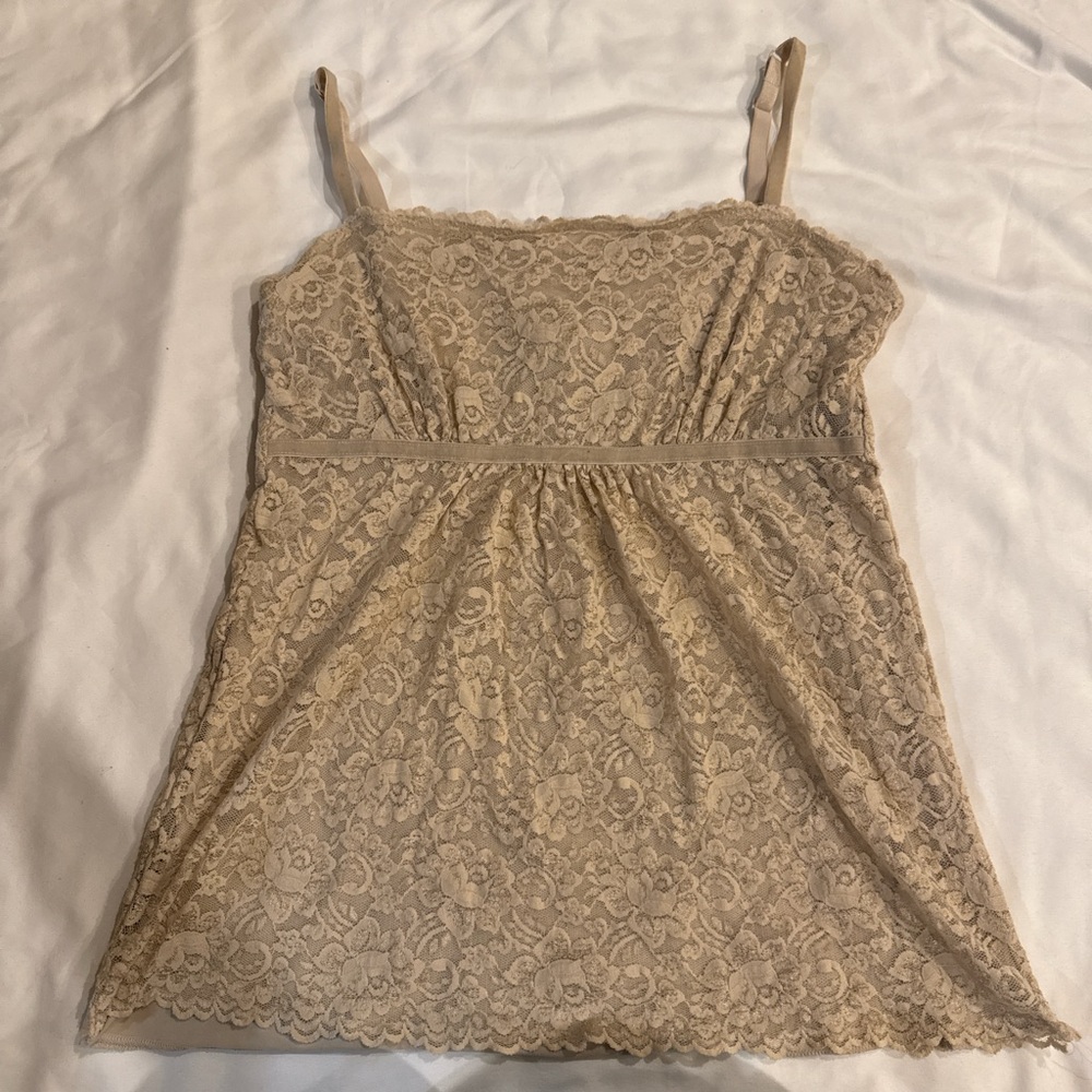 New York & Company Cream Camisole